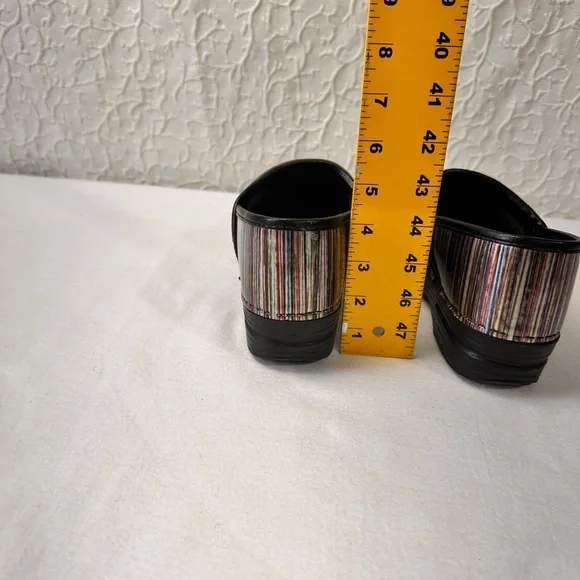 Dansko Women's Clogs Size 39 8.5 Professional Shoes Multicolor Leather Comfort - Picture 6 of 11